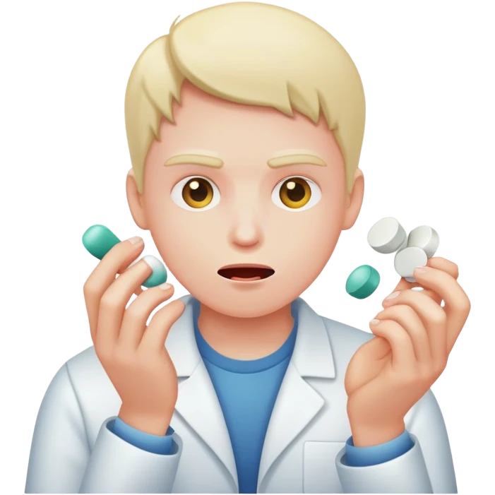 Pill popping  emoji