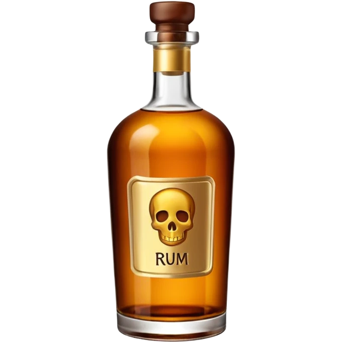 rum bottle emoji