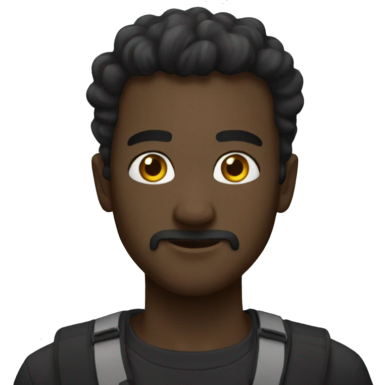 Black hurricane emoji