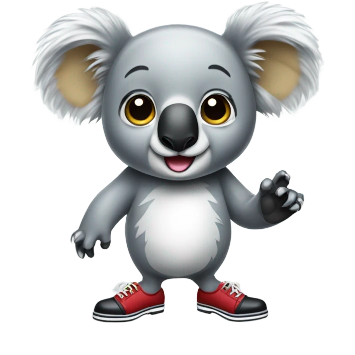 Koala in tap shoes emoji