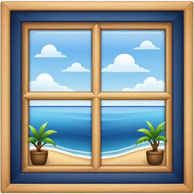 A navy window emoji
