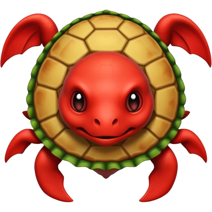 A devil in a turtle carapace emoji