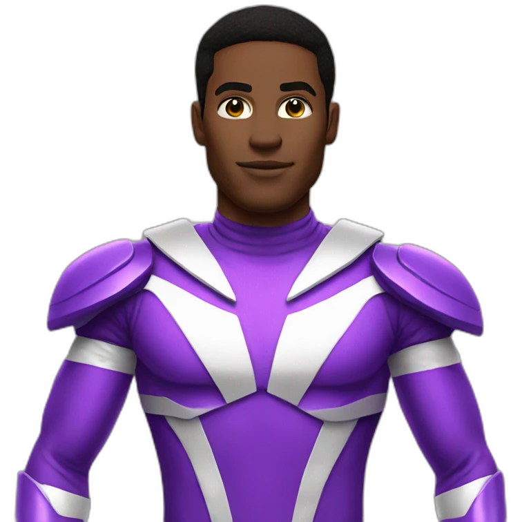 purple power ranger full body emoji