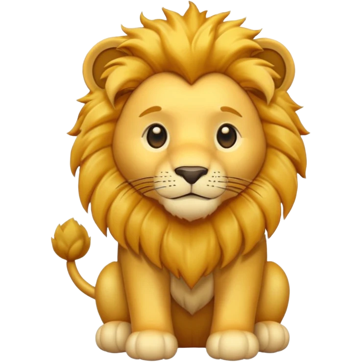 Toy Animal lion  emoji