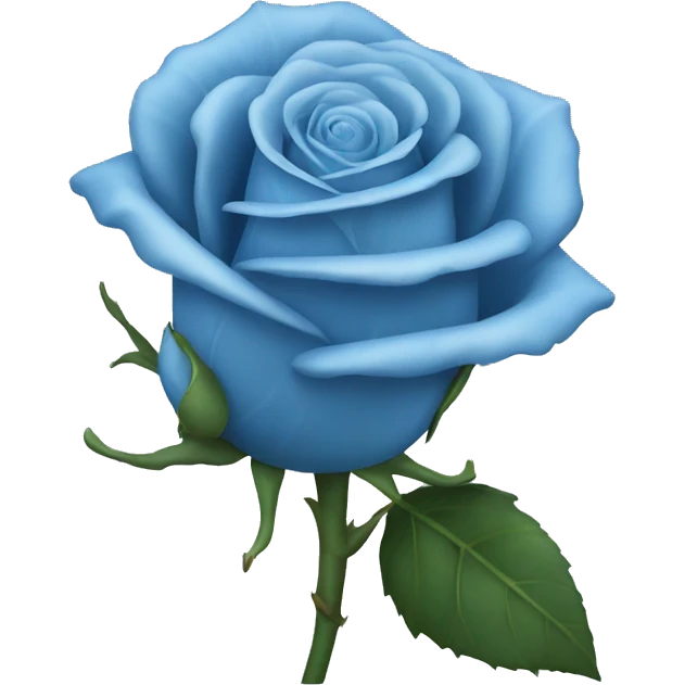 Ligth blue rose emoji