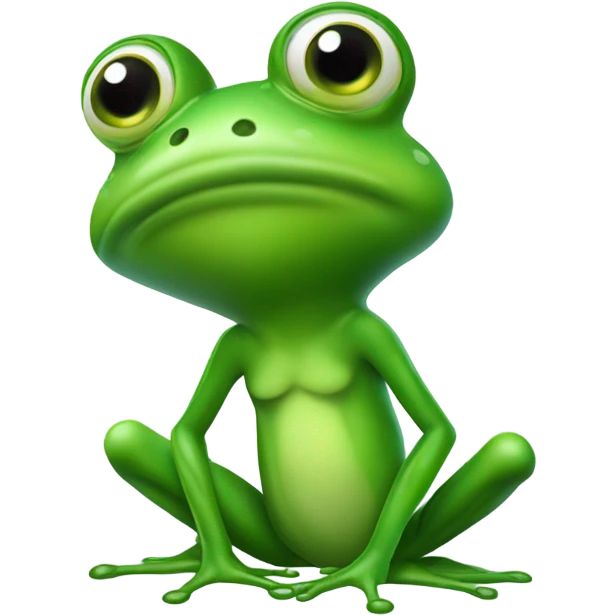 Girl frog emoji