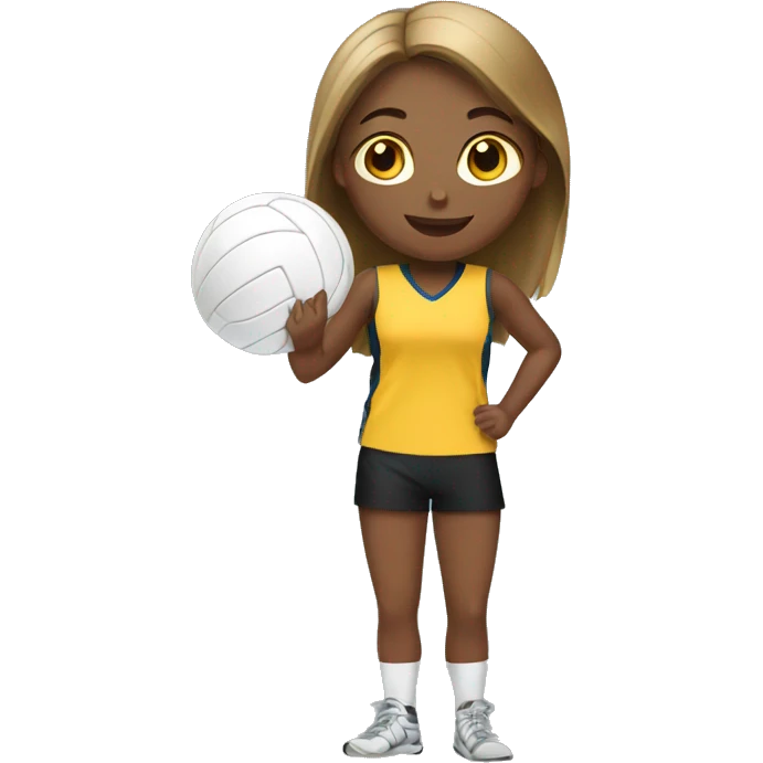Girl playing volleyball  emoji