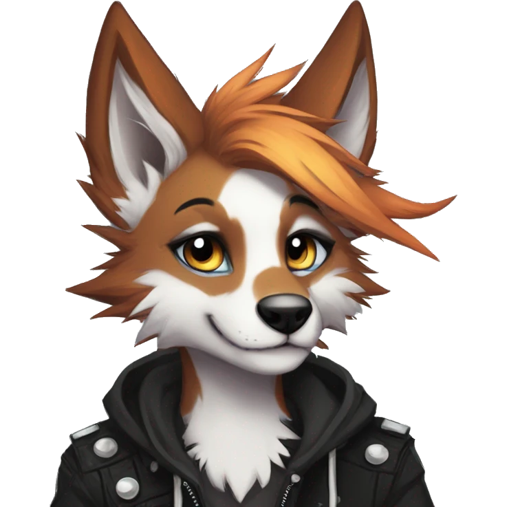 Edgy punk anthro furry by Falvie, LiLaiRa, griffsnuff, AngieWolf emoji