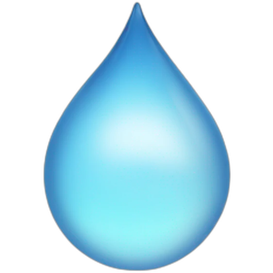 water drop emoji