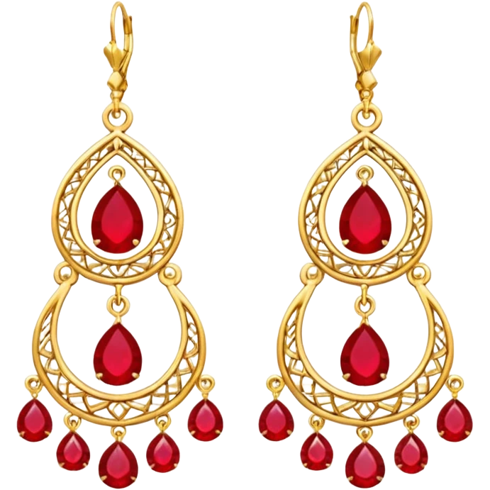 dangling earrings hanging style jewelry, emoji