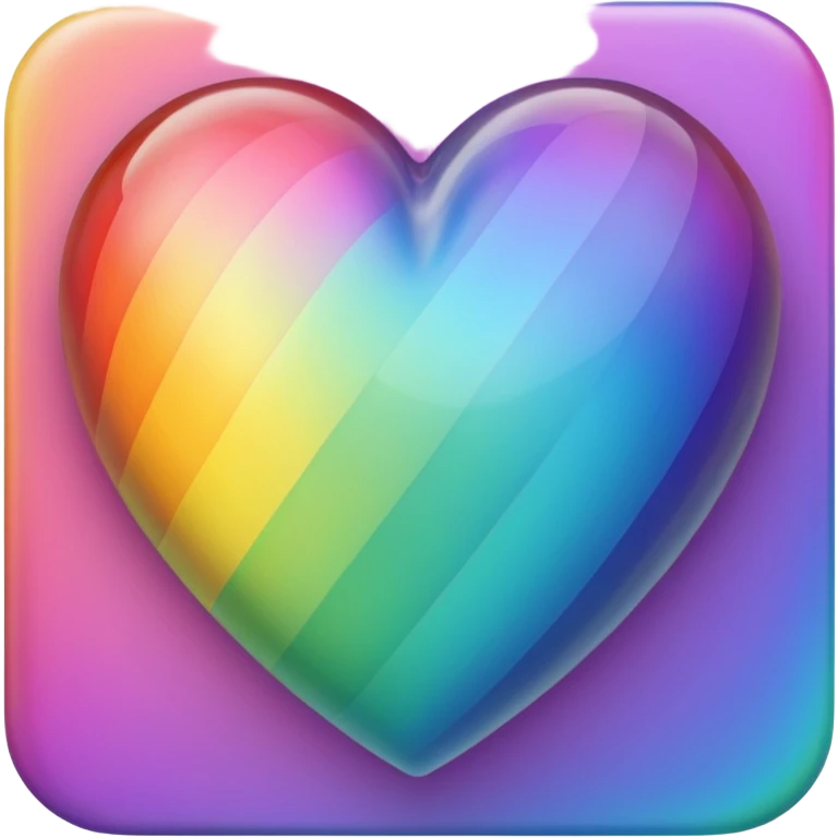 heart stripes prism emoji