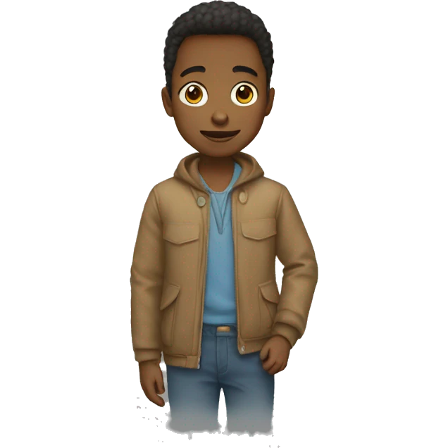 Un garçon jaloue emoji