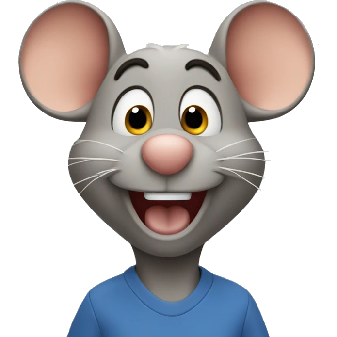 jerry mouse waving emoji