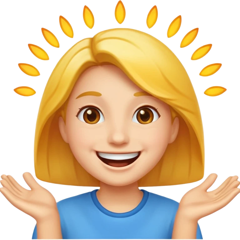 Overly happy and excited emoji
