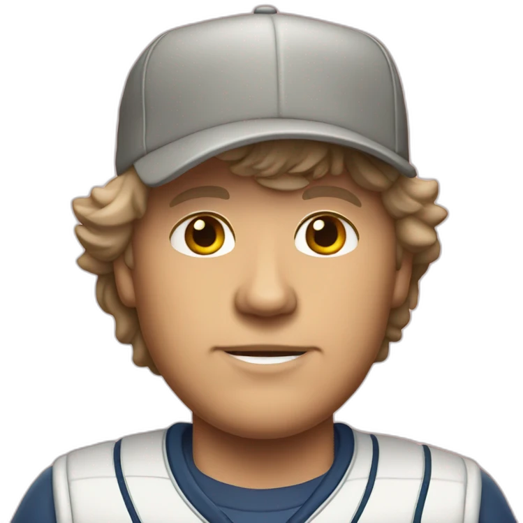 Bruce Johnston with a baseball cap emoji