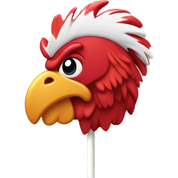rooster lollipop emoji