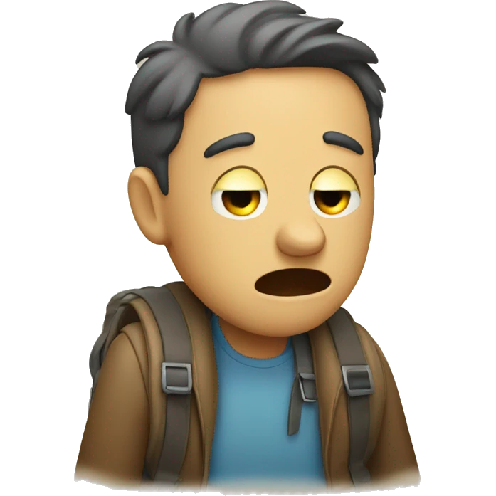 crying traveler emoji