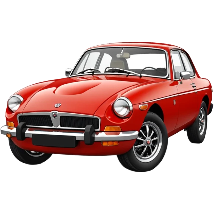 1978 Mgb gt siren red buiscit interior chrome bumper emoji