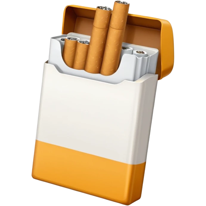 unopened pack of cigarettes, without any markings emoji
