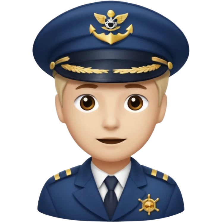 Boat Captan hat emoji