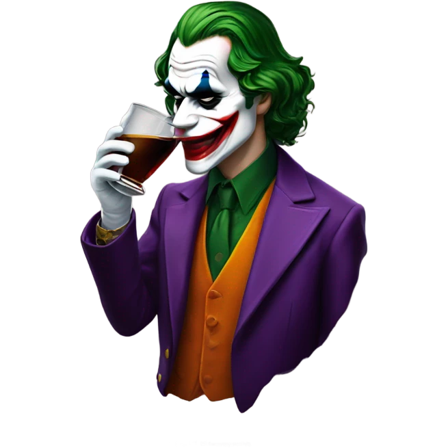 Joker sipping on Hennessy  emoji