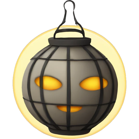Lantern Moon shaped emoji