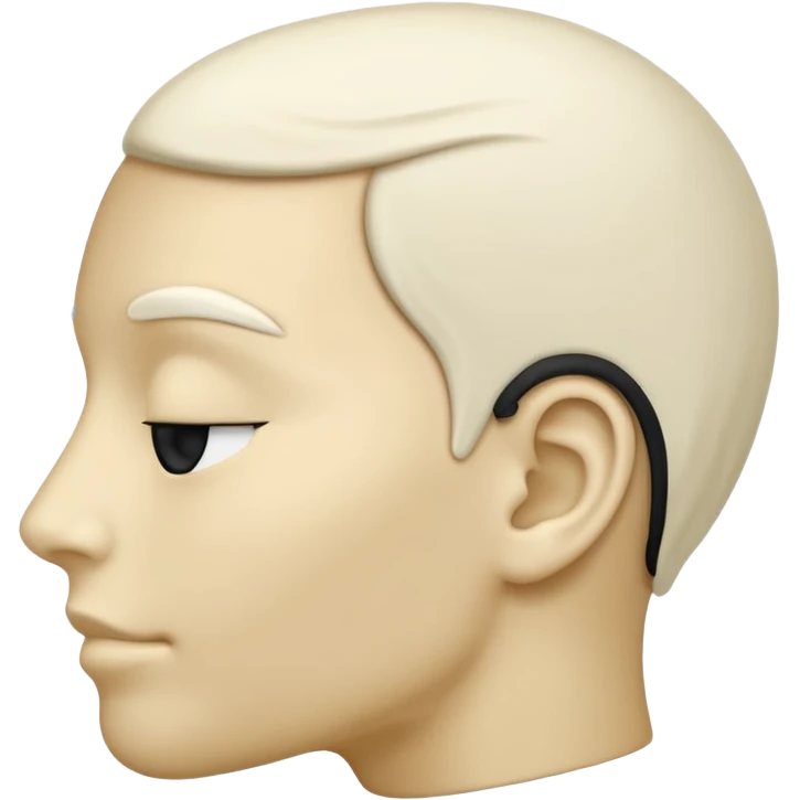 silhouette ivory emoji