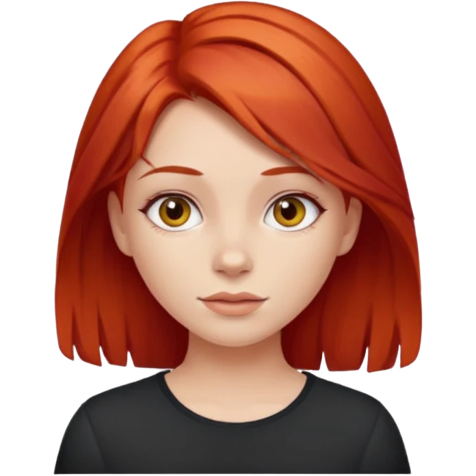 Girl with red hair  emoji