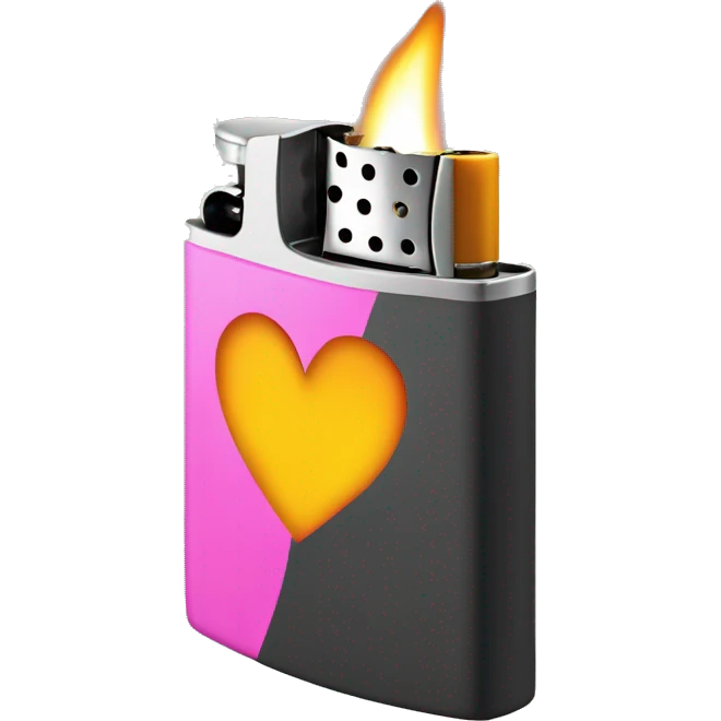 briquet en cœur  emoji