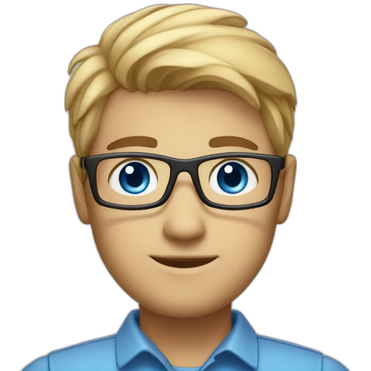 product engineer with blue eyes emoji