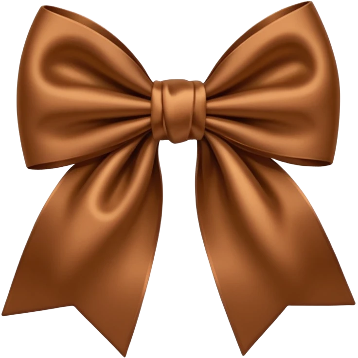 Brown bow emoji