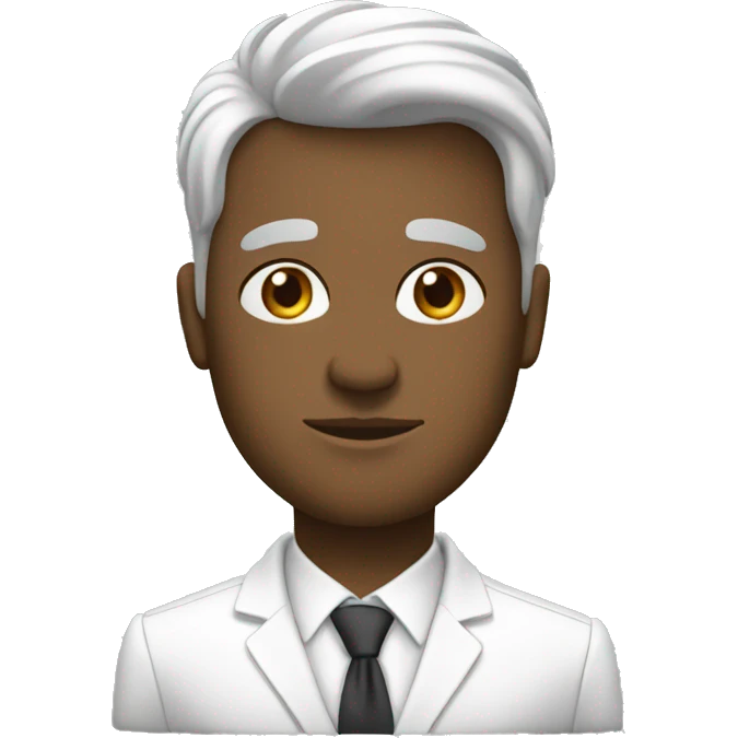 Buiness couleur peau blanc emoji