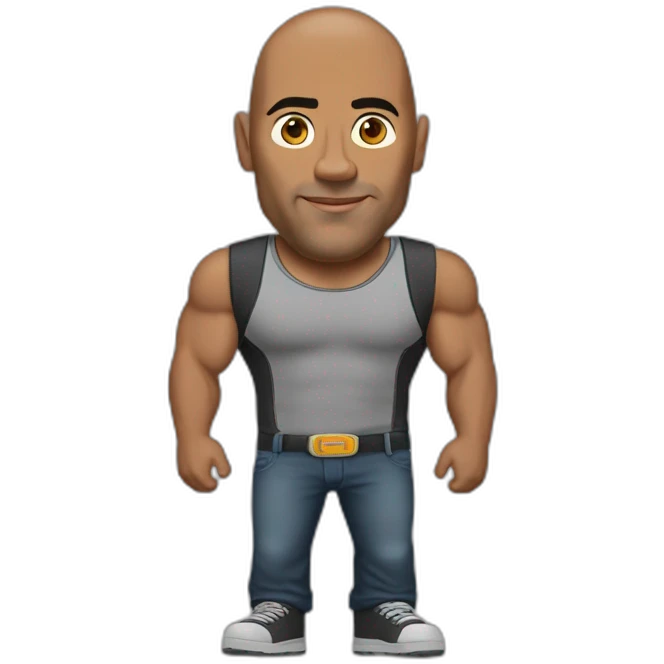 The rock sourcil en haut l’autre en bas emoji
