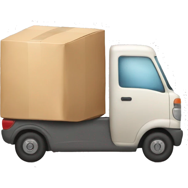 Mochi on the delivery  emoji
