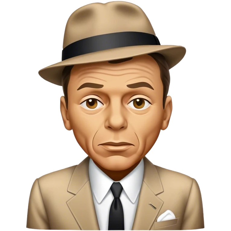 frank Sinatra pooping emoji