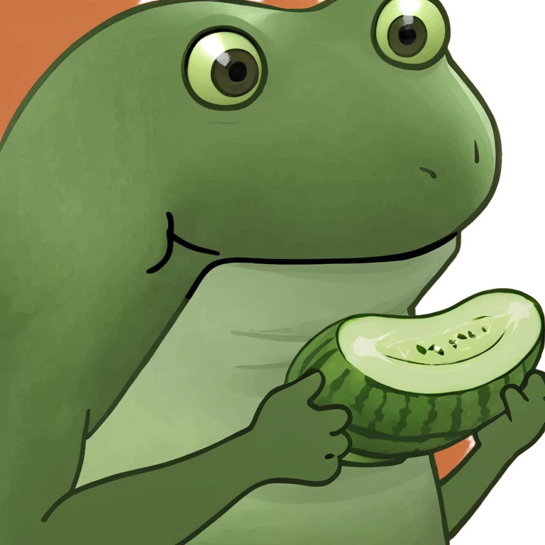 Hand holding cucumber emoji