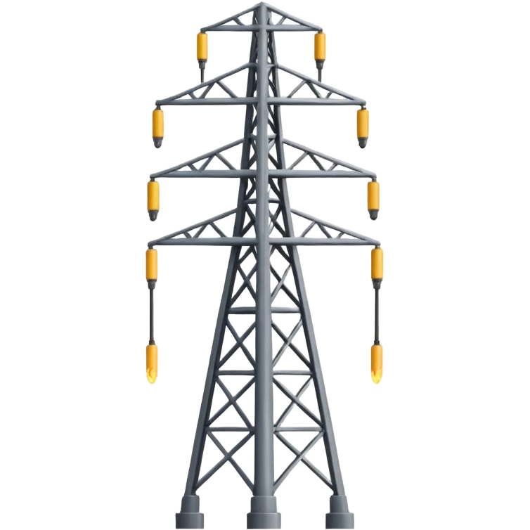 high voltage pole emoji