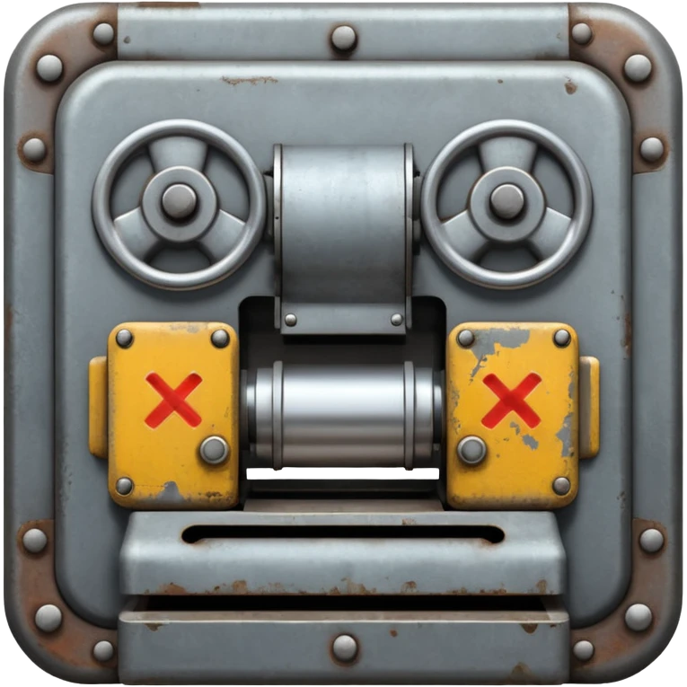 square metal machine emoji