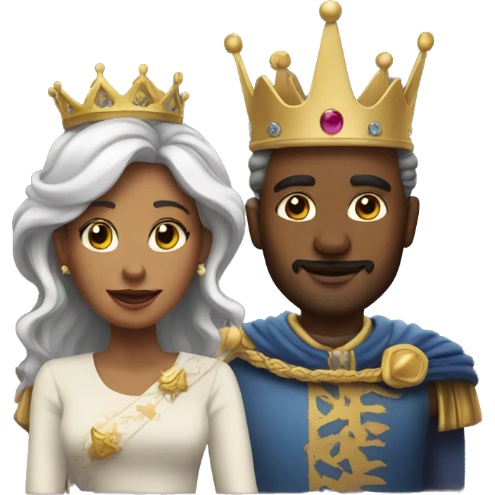 King and queen emoji
