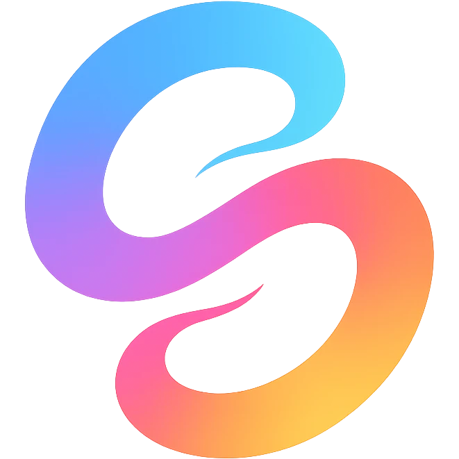 colorful abstract Gemini AI inspired logo icon, no text emoji