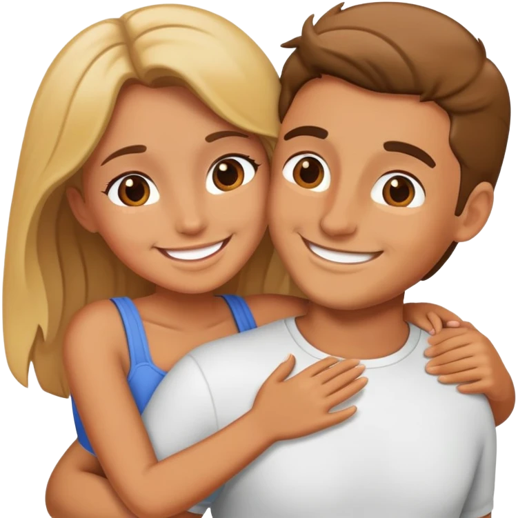 Parejas abrazadas emoji