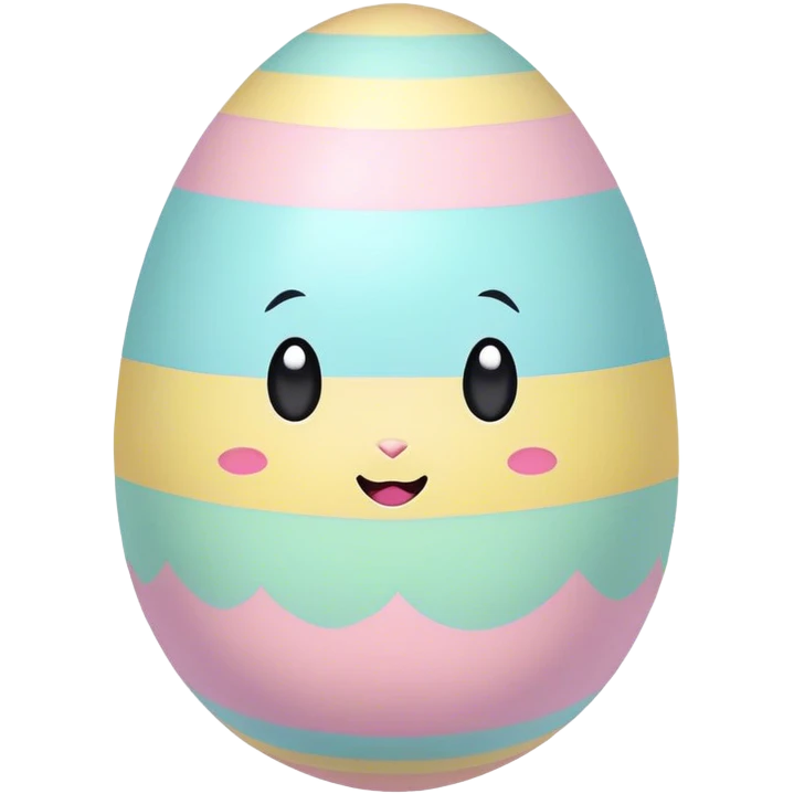 Pastel Easter egg emoji