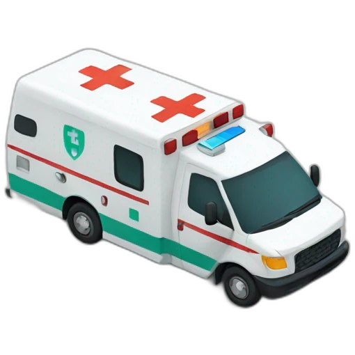 crashed ambulance emoji