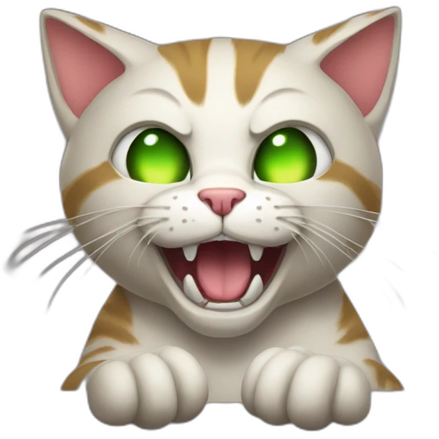 the cat is playing doom emoji