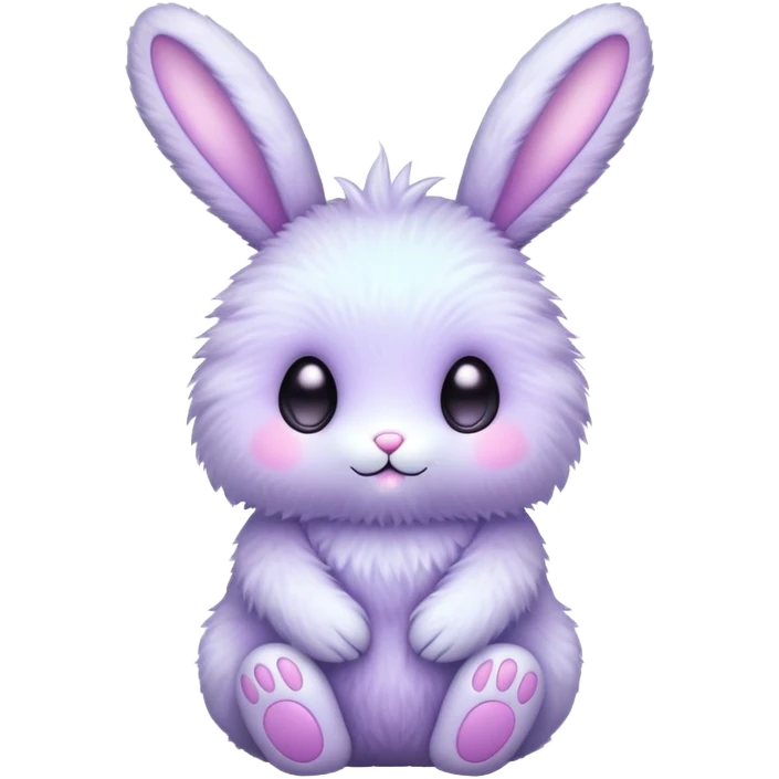 alien kawaiipuffy  fluffy easter bunny  emoji