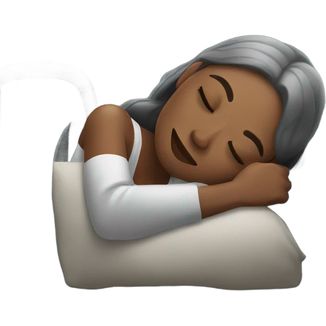 Women sleeping on a bus emoji