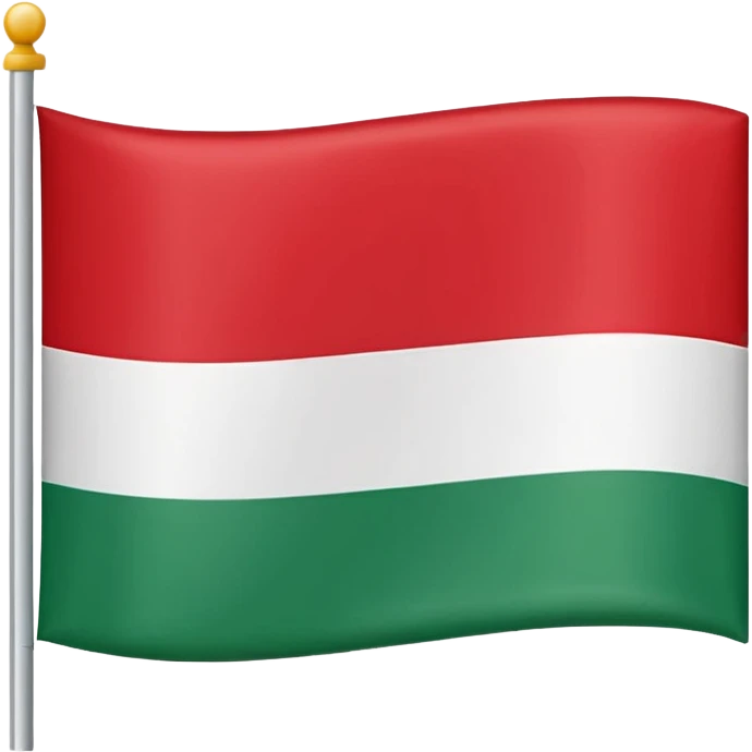 Create a clean emoji-style icon of the flag of the
Square shape, flat vector design, iOS/Unicode emoji style.
Colors:
– top stripe: green
– bottom stripe: red
– thin white horizontal line in the middle.
No text, no symbols, no coat of arms.
Minimalistic, bright, high contrast, emoji-style. emoji