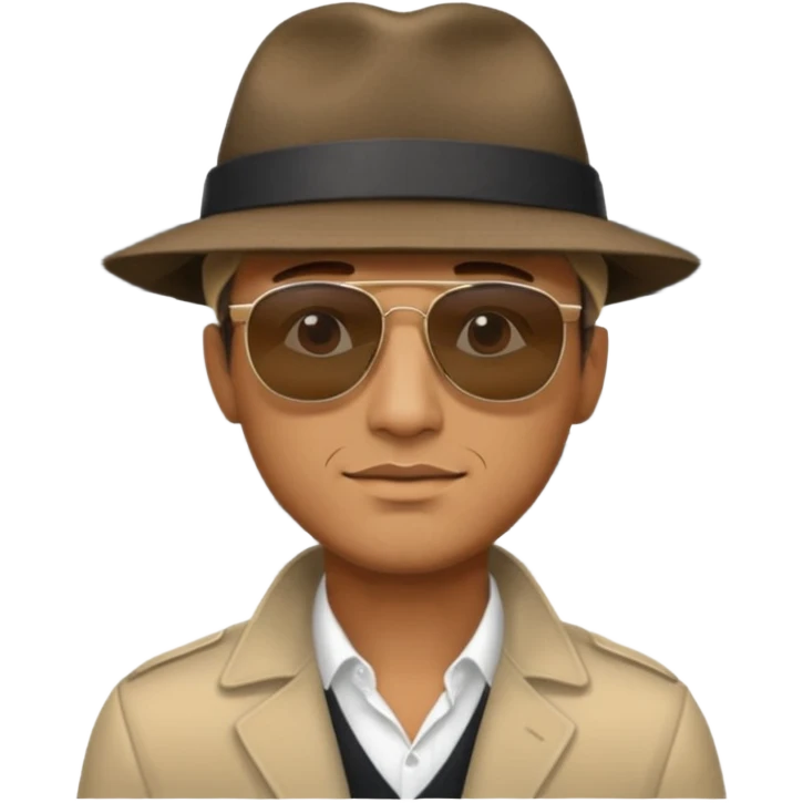 un hombre con una casa blanca emoji