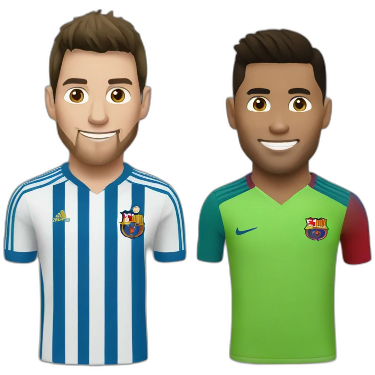Messi et cr7 emoji