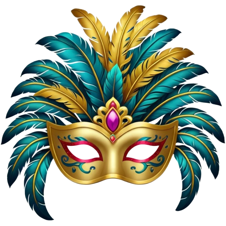 karnaval maskesi emoji